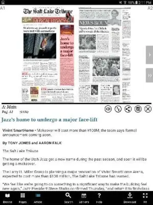 Salt Lake Tribune E Replica android App screenshot 2